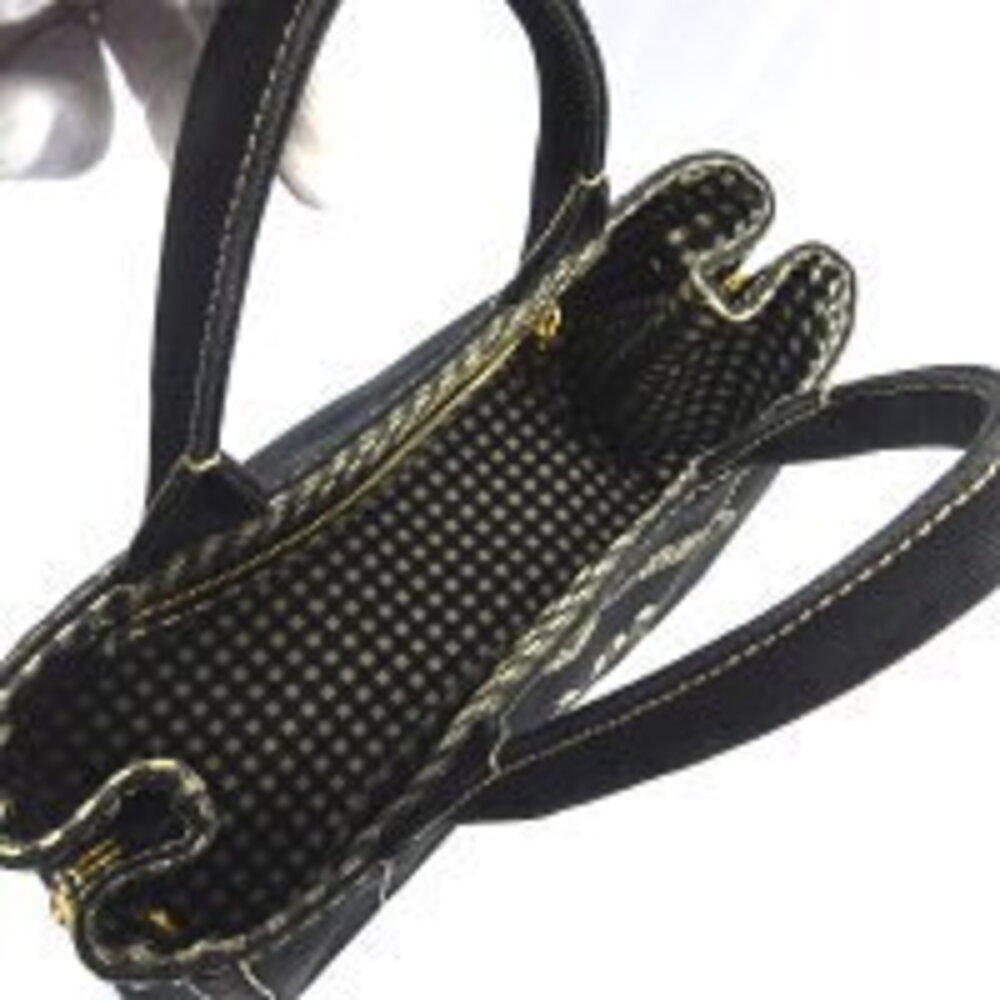 Prada tote bag shoulder Canapa black - Picture 7 of 11